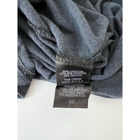 Aviator Nation Charcoal & White Bolt t-shirt Sz XS (0-2) - Picture 7 of 9